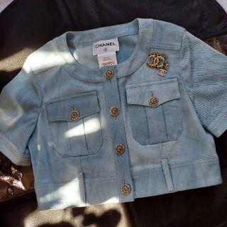 人気新番 CHANEL - Chanelデニムの上着の通販 by はるこ's shop