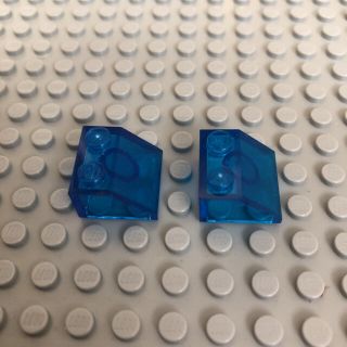 レゴ(Lego)のLEGO レゴ 正規品 透明青　水　滝　計2個【102番】(積み木/ブロック)