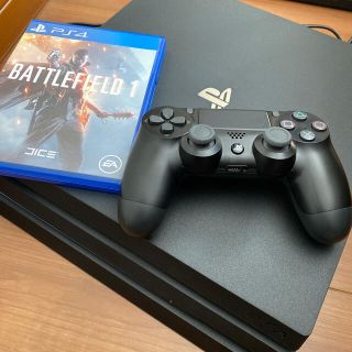 プレイステーション4(PlayStation4)の【美品】SONY PlayStation4 Pro 最新型CUH-7200(家庭用ゲーム機本体)