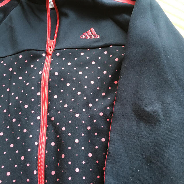 adidas(アディダス)のadidas 運動着トップス　140 キッズ/ベビー/マタニティのキッズ服女の子用(90cm~)(ジャケット/上着)の商品写真