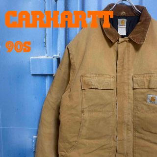 カーハート(carhartt)の90s カーハート トラディショナルコート 超ゆるだぼ ダック地 ワーク 古着(カバーオール)