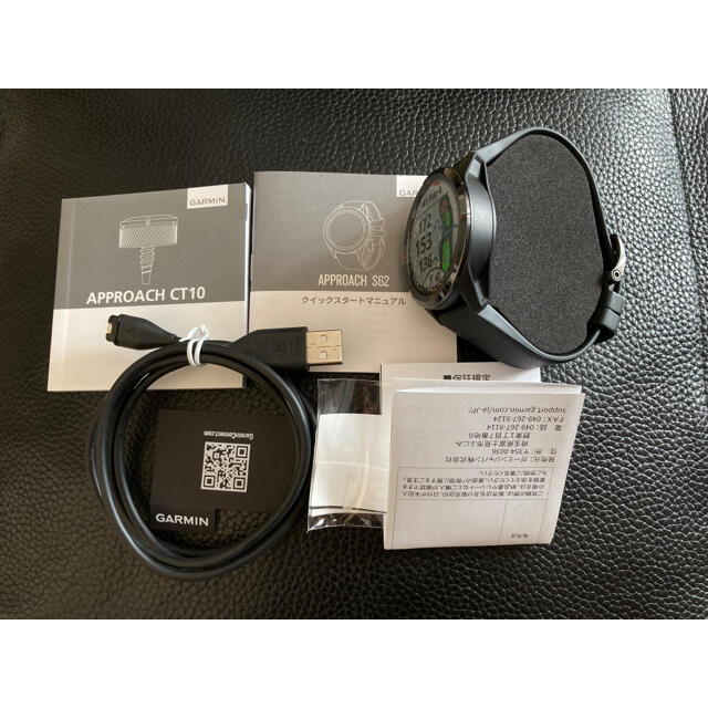 GARMIN - GARMIN S62 ブラック CT10 3個付きの通販 by Dais-K's shop GARMIN - GARMIN S62 ブラック CT10 3個付きの通販 by Dais-K's shop