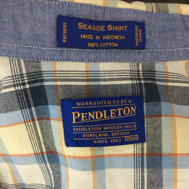 PENDLETON(ペンドルトン)のペンドルトン 半袖チェックシャツ 綿100 XSM PENDLETON A&F メンズのトップス(シャツ)の商品写真