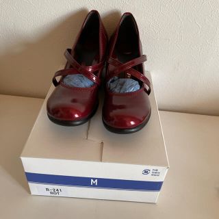 リゲッタ(Re:getA)の新品 リゲッタ エナメルクロスベルトパンプス M レッド(ハイヒール/パンプス)