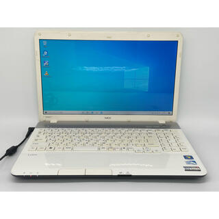 エヌイーシー(NEC)のWindows10 NEC エクストラホワイト ノートパソコン オフィス(ノートPC)