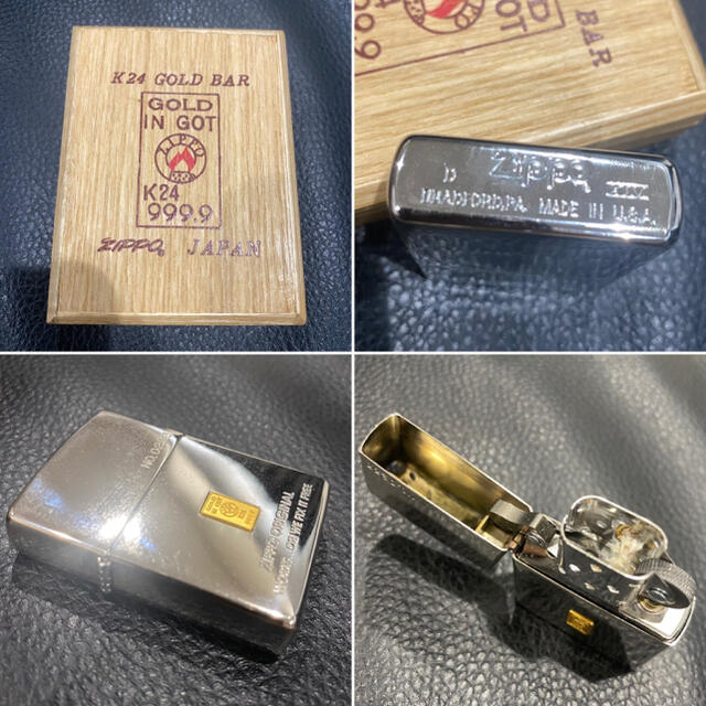 【ZIPPO】GOLD IN GOD 特別限定 純金(24K)プレート付 箱付き