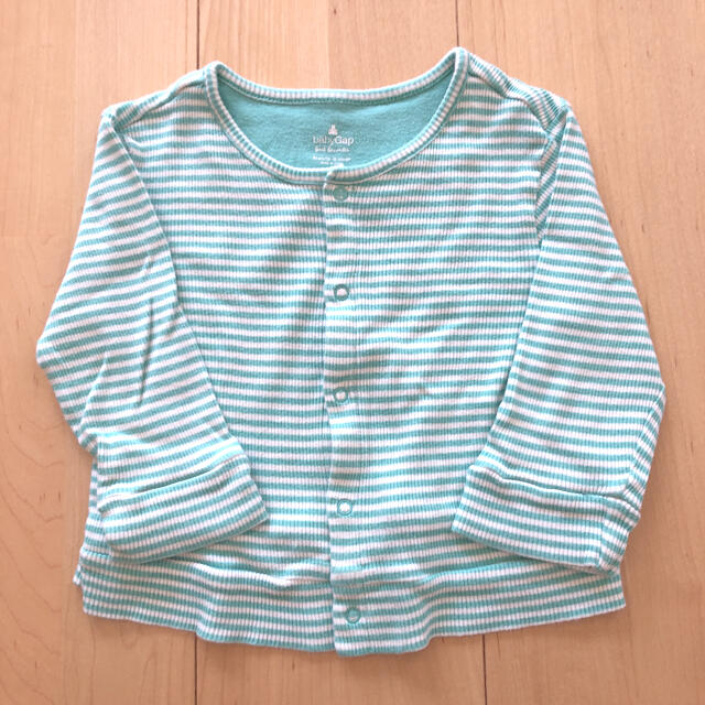 babyGAP(ベビーギャップ)のBABY GAP 80サイズ　ロンT、Tシャツ素材薄手カーディガンセット キッズ/ベビー/マタニティのベビー服(~85cm)(シャツ/カットソー)の商品写真