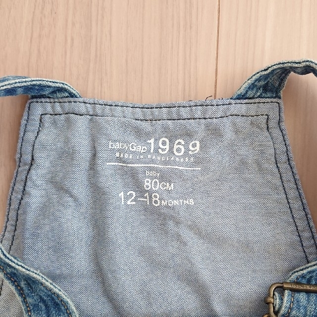 babyGAP(ベビーギャップ)のbaby Gap ベビーギャップ ジャンパースカート 80cm キッズ/ベビー/マタニティのベビー服(~85cm)(ワンピース)の商品写真