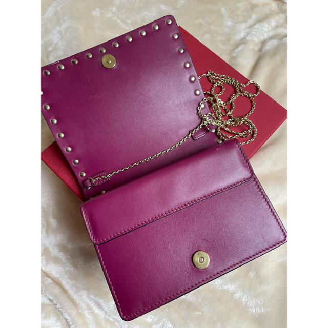 VALENTINO - ヴァレンティノ ロックスタッズカーフスキン チェーン
