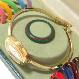 Gucci - 3.美品 グッチ GUCCI 時計 チェンジベゼルの通販 by 夢市場