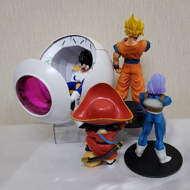 BANPRESTO(バンプレスト)の27 ドラゴンボール フィギュア Ros 孫悟空 ベジータ 宇宙船 トランクス ハンドメイドのおもちゃ(フィギュア)の商品写真