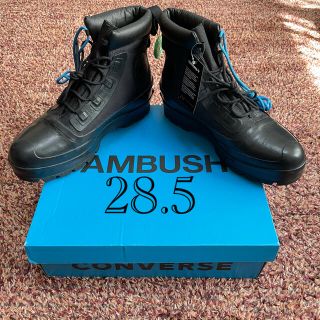 アンブッシュ(AMBUSH)のCONVERSE Ambush CTAS Duck Boots 黒 28.5(スニーカー)