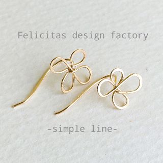 14kgf：四つ葉のクローバー  pierce(ピアス)
