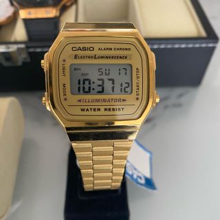 ジーショック(G-SHOCK)の【CASIO】イルミネーター ゴールド　チープカシオ　G-SHOCK 新品未使用(腕時計(デジタル))