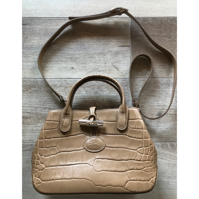 LONGCHAMP ハンドバッグ ショルダーバッグ27cmショルダーストラップ