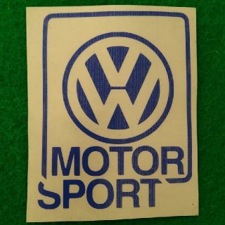 フォルクスワーゲン(Volkswagen)の【窓用ステッカー】Volkswagen Motor Sport(車外アクセサリ)