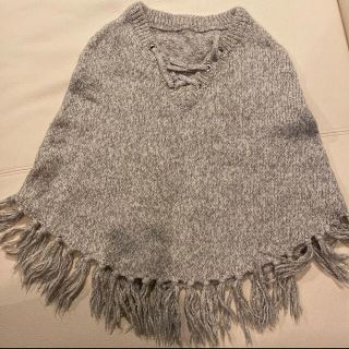 エイチアンドエム(H&M)の12/9まで　H&M ニット　ポンチョ(カーディガン)