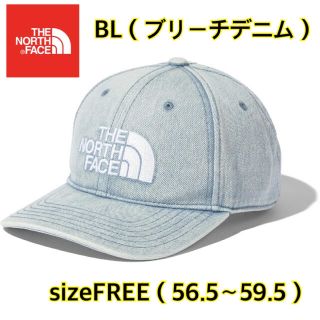 ザノースフェイス(THE NORTH FACE)の【新品】ノースフェイス　キャップ　帽子　ブリーチデニム　nn02135(キャップ)