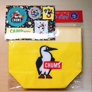 チャムス(CHUMS)のチャムス　保冷バッグ＋ステッカー(弁当用品)