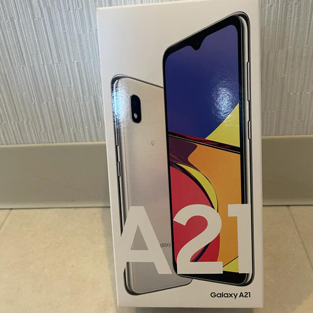 【新品】Galaxy A21 スマホ 本体 ケース付きスマートフォン/携帯電話