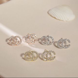 ヨンドシー(4℃)のdoubleC zirconia(ピアス)