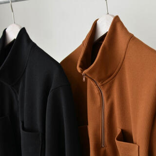 Curly Collection - カーリー ハーフジップカットソーの通販 by shop ...