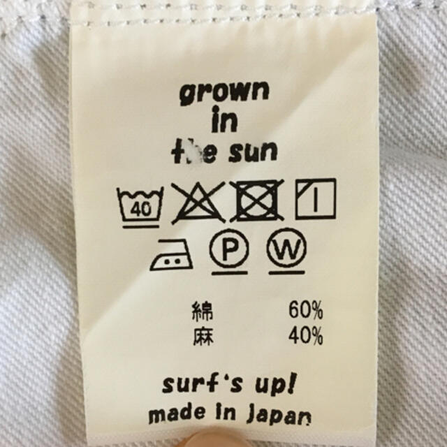 GROWN IN THE SUN クロップド LA テーパードパンツ レディースのパンツ(クロップドパンツ)の商品写真