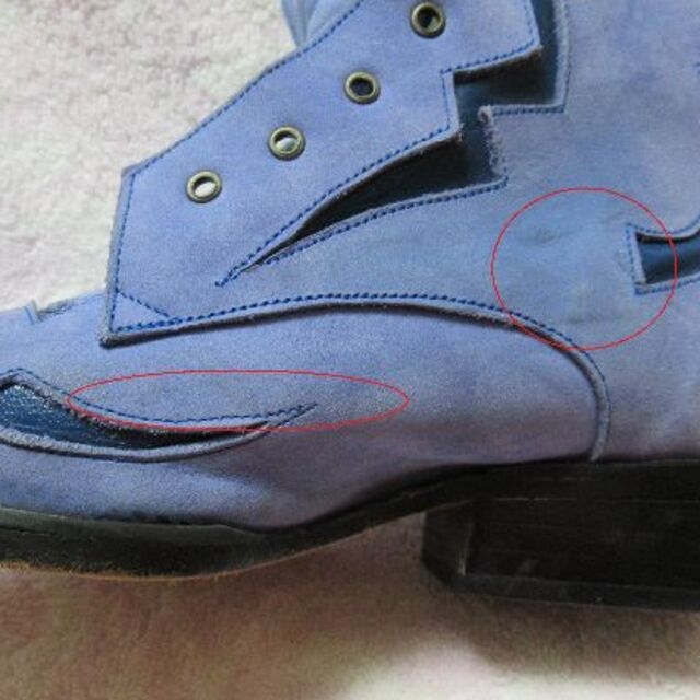 【USED】ウェスタンブーツ　パープル レディースの靴/シューズ(ブーツ)の商品写真