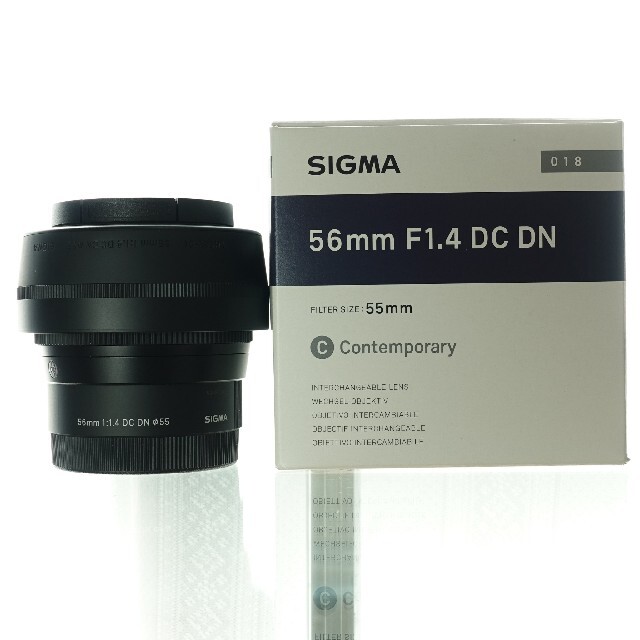 特価新作 SIGMA - 中古美品SIGMA 56mm F1.4 DC DN SONYソニーE ...