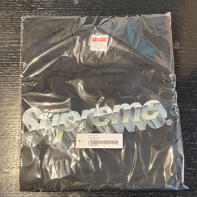 supreme  chrome logo tee mサイズトップス