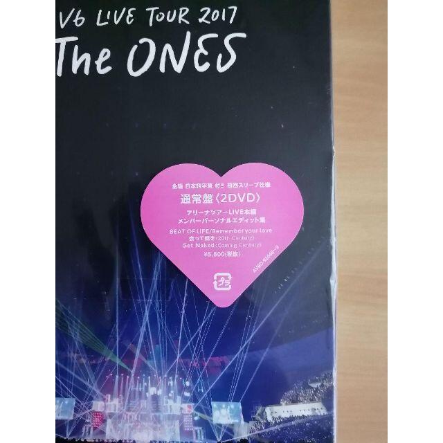 新品未開封★V6/LIVE TOUR 2017 The ONES〈2枚組〉DVD
