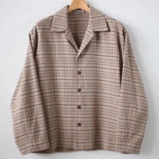 コモリ(COMOLI)のAURALEE 18ss silk summer tweed blouson(シャツ)