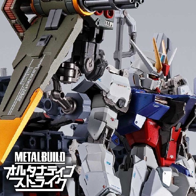 新品未使用 メタルビルド ストライクガンダム本体 ＋ 4パックセット