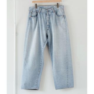 コモリ(COMOLI)のCOMOLI 21ss 5Pパンツ ブリーチデニム(デニム/ジーンズ)