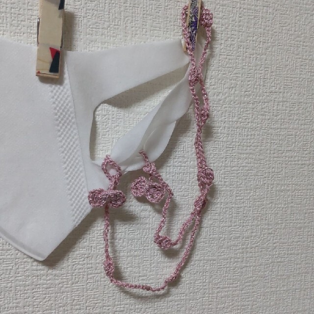 ピンクシルバーリボン マスクストラップ 韓国で大人気 マスク生活をおしゃれにの通販 By Crochet93 Shop ラクマ ピンクシルバーリボン マスクストラップ 韓国で大人気 マスク生活をおしゃれにの通販 By Crochet93 Shop ラクマ