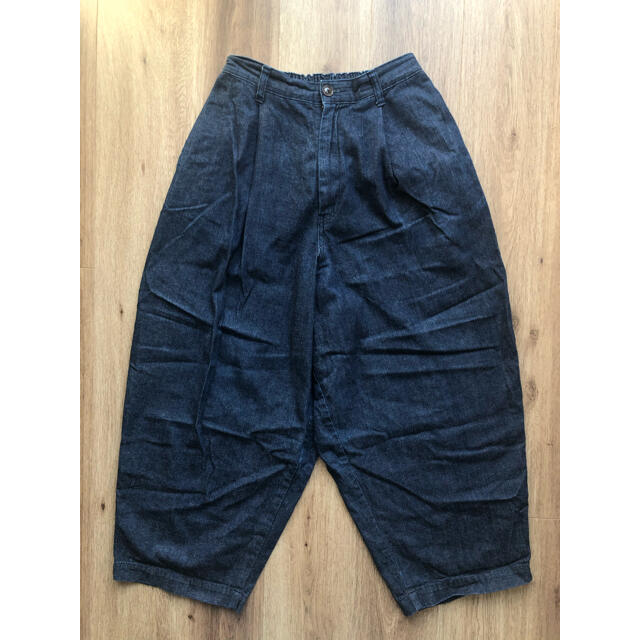 インディゴ型番HARVESTY ハーベスティ 8ozDENIM ワイドエッグロングパンツ