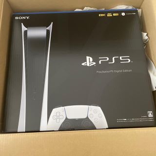 プレイステーション(PlayStation)の【新品未開封】PS5 デジタルエディション(家庭用ゲーム機本体)