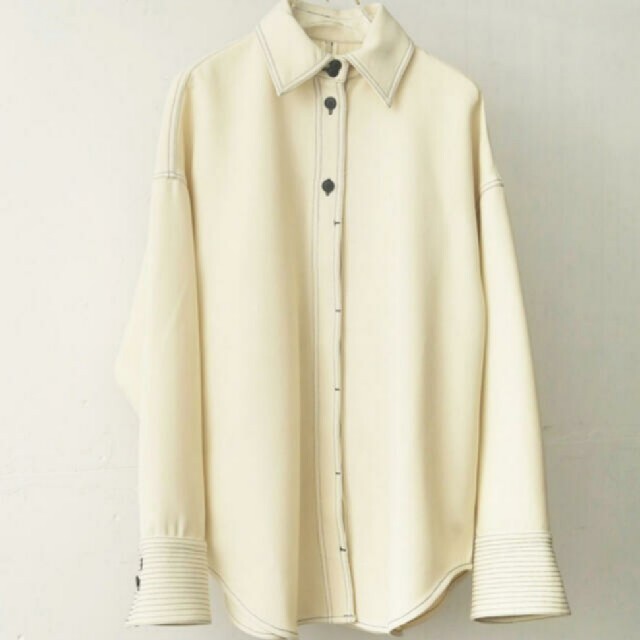 TODAYFUL(トゥデイフル)のTODAYFUL（トゥデイフル） Stitch Wool Shirts レディースのトップス(シャツ/ブラウス(長袖/七分))の商品写真