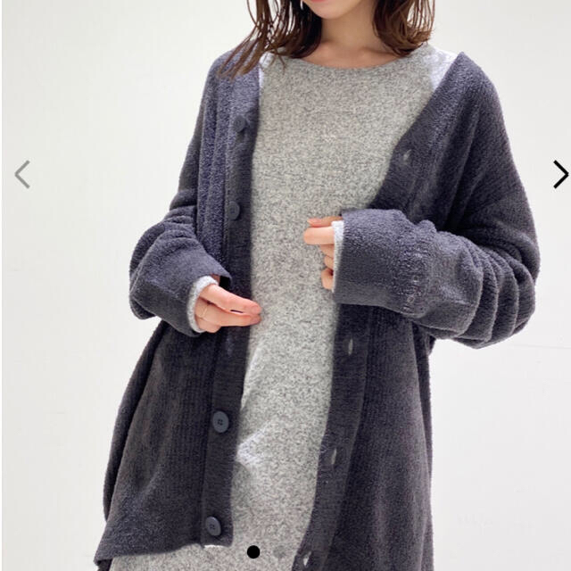 織り柄チェック LONG CARDIGAN 新品 定価以下 | www.mosquitec.com.br