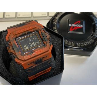 ジーショック(G-SHOCK)のG-SHOCK/ジャミン/G-5500/迷彩/マーブル/カモ/ソーラー/オレンジ(腕時計(デジタル))