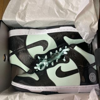 ナイキ(NIKE)のNIKE Barely Green ダンクハイ 27.5 ベアリーグリーン(スニーカー)