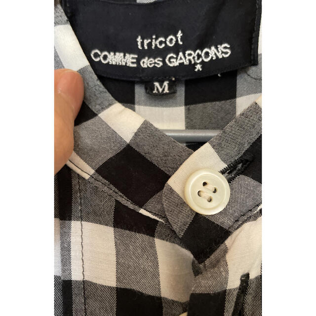 COMME des GARCONS(コムデギャルソン)のtricotコムデギャルソン　ギンガムチェックシャツワンピース レディースのスカート(ロングスカート)の商品写真