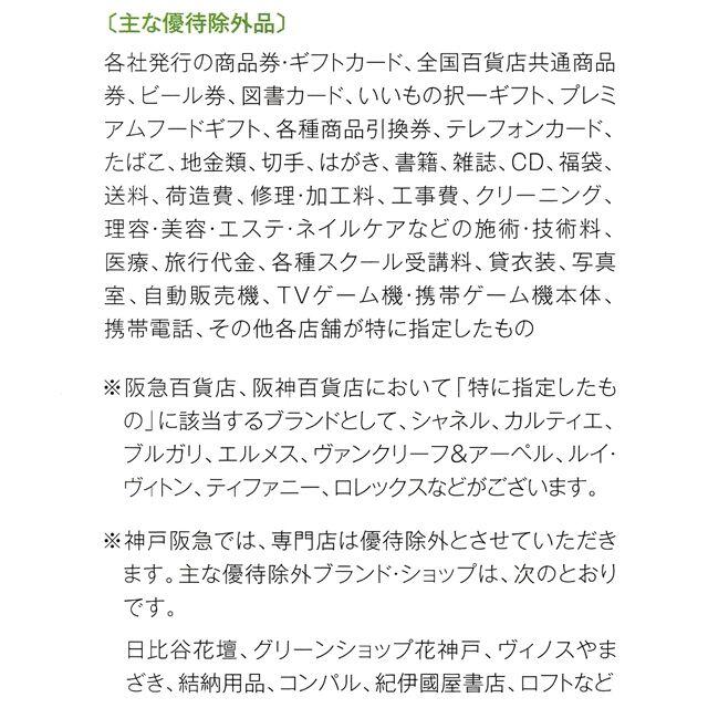 H2O エイチツーオー 株主優待券２冊(計１０枚) ◇阪急・阪神・イズミヤ