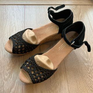 トムズ(TOMS)の【再値下げ！】トムス サンダル 黒(サンダル)