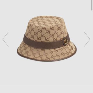 グッチ(Gucci)のGUCCI グッチ キャンバスフェドラハット バケットハット(ハット)