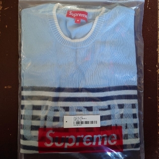 シュプリーム(Supreme)のシュプリーム　chest stripe sweater(ニット/セーター)