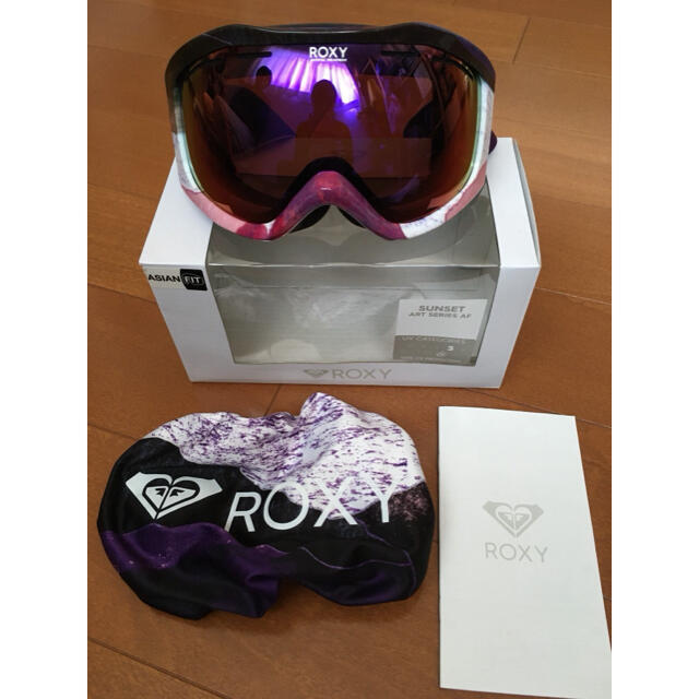 Roxy(ロキシー)の新品未使用！　スキースノーボード　ゴーグル　ROXY レディース スポーツ/アウトドアのスノーボード(アクセサリー)の商品写真