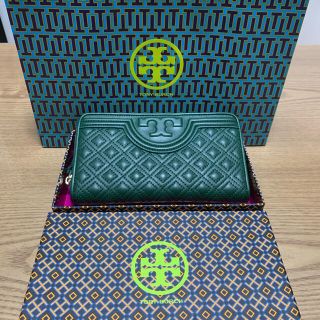 トリーバーチ(Tory Burch)の新品トリーバーチ TORY BURCH 長財布 NORWOOD グリーン(財布)