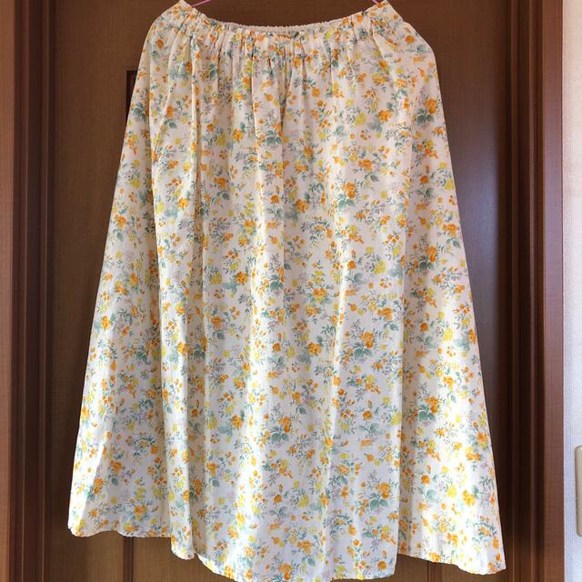 SM2(サマンサモスモス)のSM2 花柄　イエロー スカート  レディースのスカート(ロングスカート)の商品写真