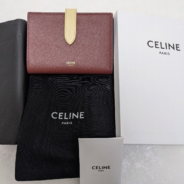 celine - 【新品正規品】 CELINE ミディアム ストラップウォレット  バイカラー